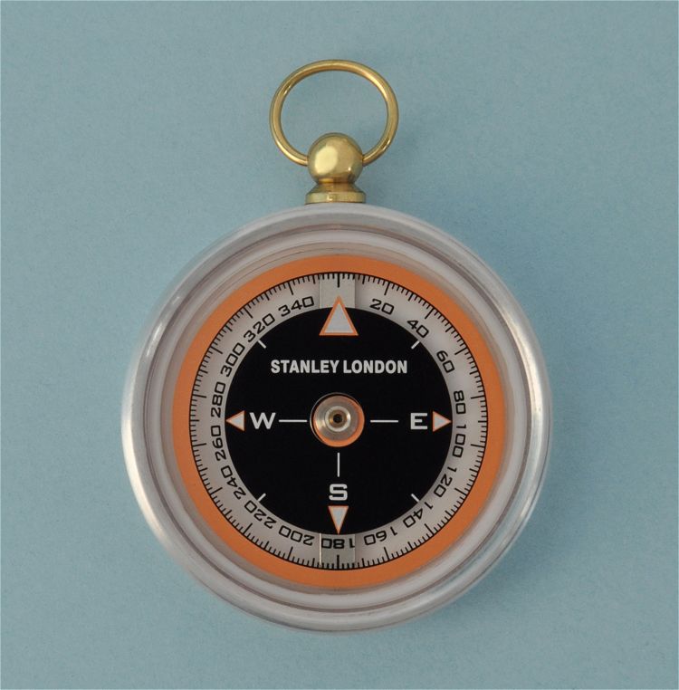 Aluminum Aviator's Pocket Compass