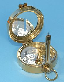 Clinometer Compass with Slit Sighting Window