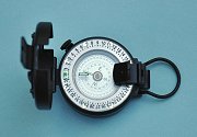 Francis Barker M73 Black Compass with Lid Open