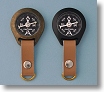 Two Models of Stanley London Luminescent Metal Compasses with Straps