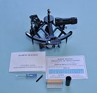 Stanley London Mark 3 Sextant with Certificate of Qualification and Accessories