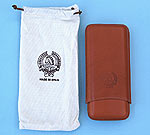 Triple Cigar Case and Pouch