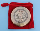 Small Feng Shui Compass with Zippered Pouch
