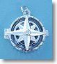 Compass Rose Design Sterling Silver Compass Locket