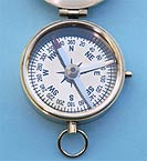 Compass with lid opened