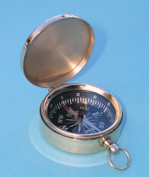 Scouting Brass Pocket Compasses