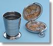 Dalvey Explorer 2 oz Stainless Steel Collapsible Pocket Drinking Cup