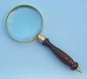 Brass Hand Magnifier<br>without case