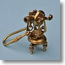 Brass Theodolite Key Chain