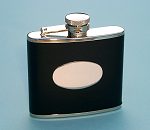 4 oz. Leather Wrapped Flask