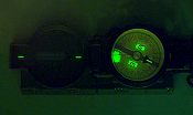 Compass with Tritium Sights in the Dark