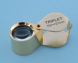 15x Triplet Pocket Magnifier and Eye Loupe