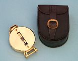 Military Lensatic Compass with Leather Case