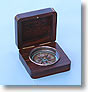 Hinged Rosewood Captain's Desk Compass