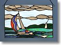 Sailboat Stained Glass