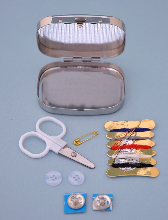 Silver Plated Sewing Kit