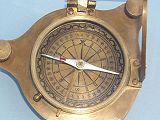 Antique Patina Compass Face