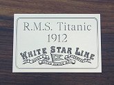 White Star Line Brass Plaque